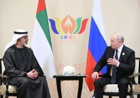 Переговоры Путина и наследного принца Абу-Даби завершились