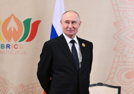 Путин прибыл на встречу в формате БРИКС+