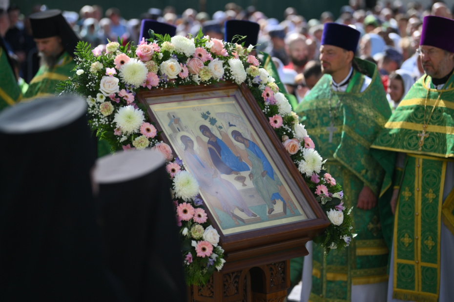 Икона «Святая Троица» Андрея Рублева