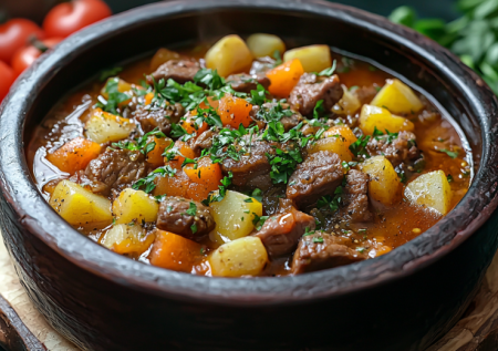 Домляма по-узбекски! По-нашему — ароматное мясо с овощами! Рецепт с яблоком