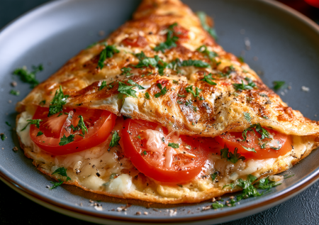 Яичный блинчик и сырная начинка: семья подсела на эту вкуснятину — нежные конвертики на завтрак