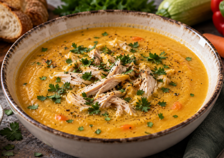Вкусный суп, если надоели лапша и борщ: с курицей и овощами — простой обед, который хочется готовить снова и снова