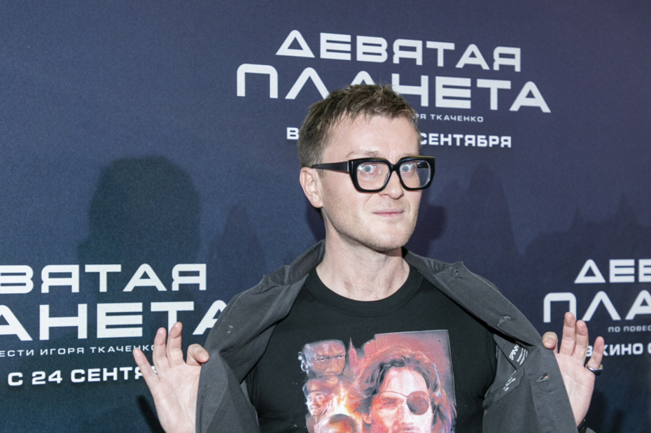 Актер Игорь Грабузов на премьере фильма «Девятая планета»