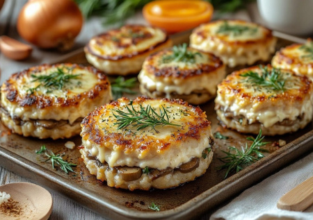 Вместо мяса по-французски — «Шубки» из куриного фарша: продукты простые, а подача необычная и праздничная