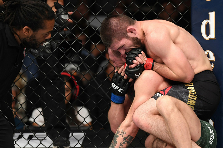 Бой Хабиба Нурмагомедова против Конора Макгрегора за титул чемпиона UFC, 2018 год