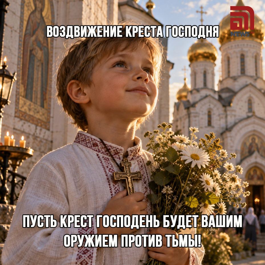 Душевная открытка на Воздвижение 27 сентября