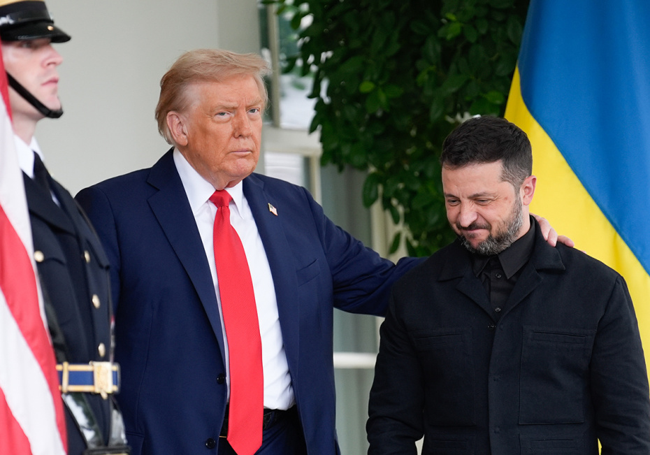 Дональд Трамп и Владимир Зеленский