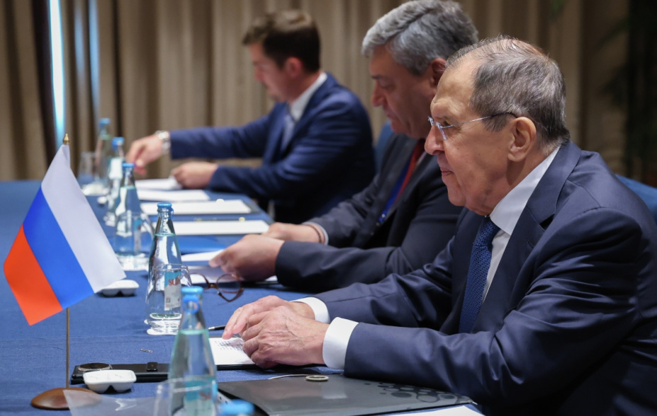 Министр иностранных дел РФ Сергей Лавров во время встречи на полях мероприятий по линии Ассоциации государств Юго-Восточной Азии (АСЕАН)