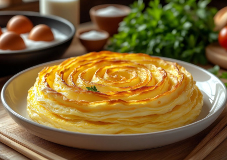 Омлет «Торнадо» — вкуснее глазуньи и скрембла: 3 яйца, соль и капля молока — больше ничего