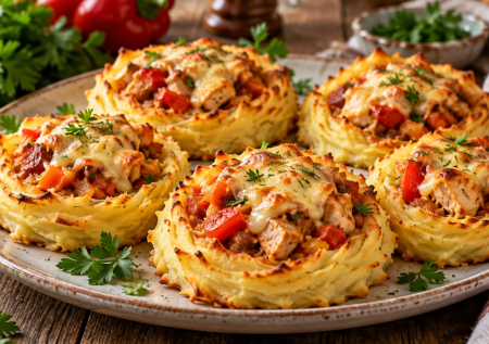 Такие картофельные гнезда улетели быстрее мяса по-французски: классное горячее из простых продуктов
