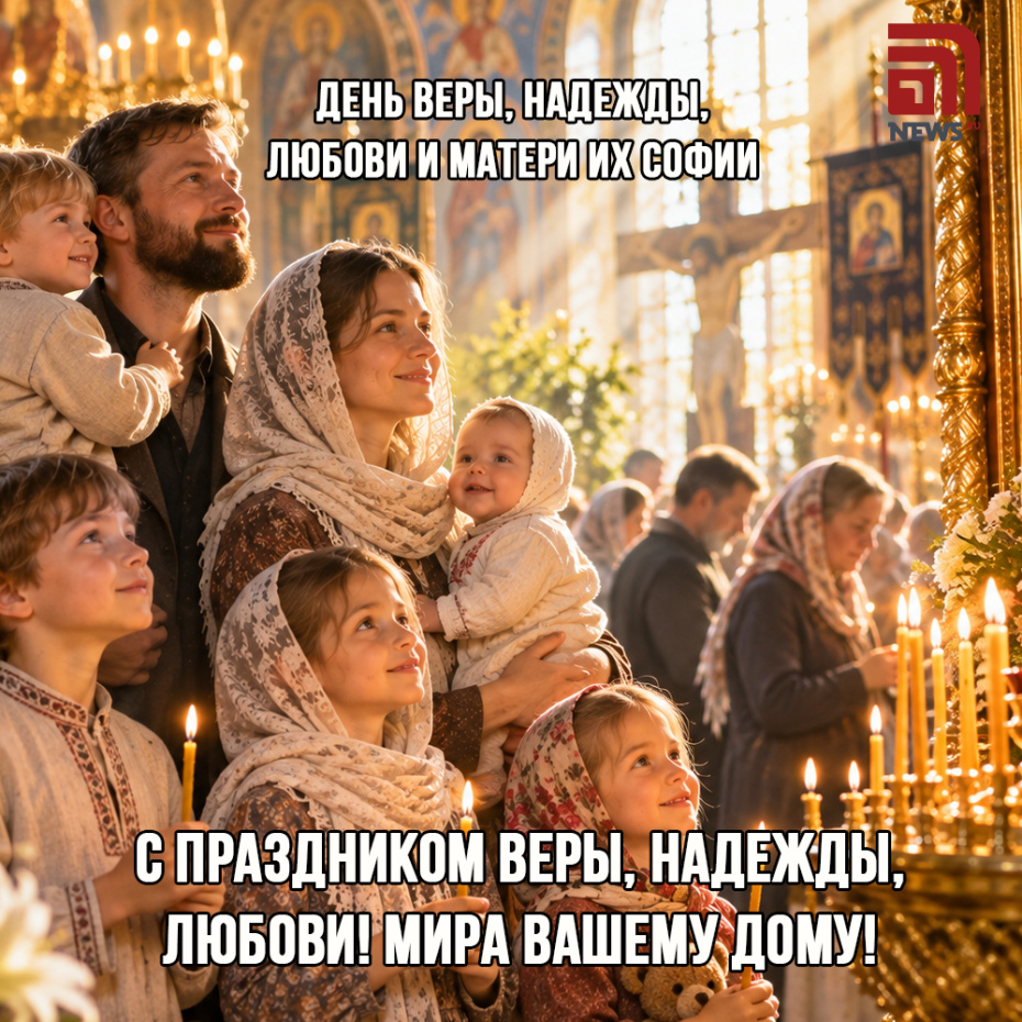 Открытки с Днем Веры, Надежды, Любови и матери их Софии