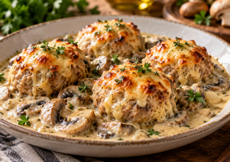 Тут все — и вкус, и сытность: берем картошку и фарш, получаем тефтели а-ля жюльен