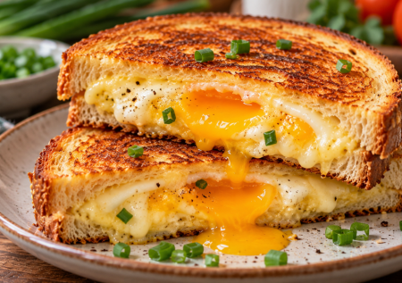 Вместо вареных и жареных делаю тост с яйцом: вкусный завтрак как в кафе за 15 минут
