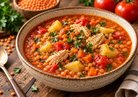 Надоела лапша и гороховый: варим чечевичный суп — полезный, вкусный, густой