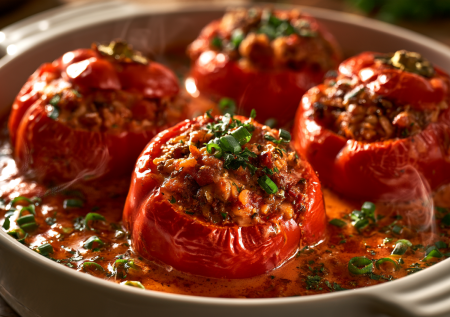 Фаршированные перцы как у бабушки: здесь секрет вкуса в соусе, а не в начинке