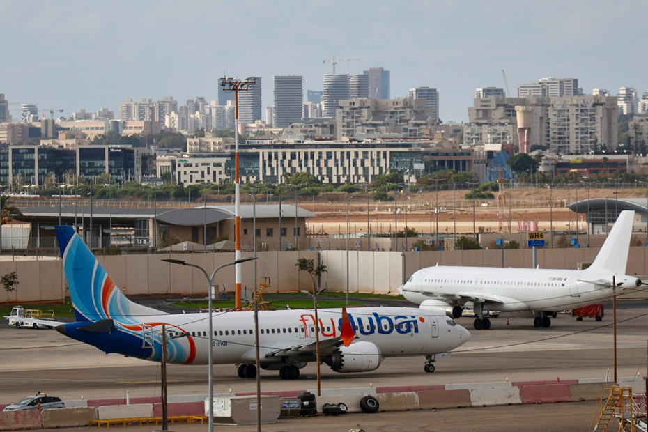 Пассажирский самолет авиакомпании Flydubai