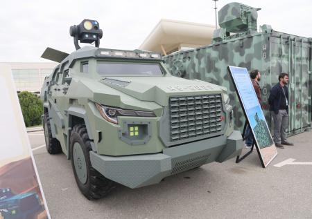 Боевой лазер производства Азербайджана представили на выставке ADEX 26