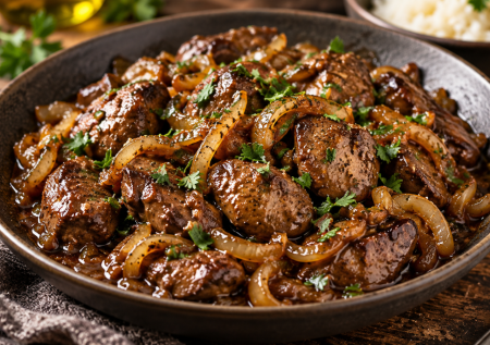 Теперь эта вкуснятина в семье популярнее, чем гуляш: делаем печень в соевом соусе — вкусная, полезная и готовить просто