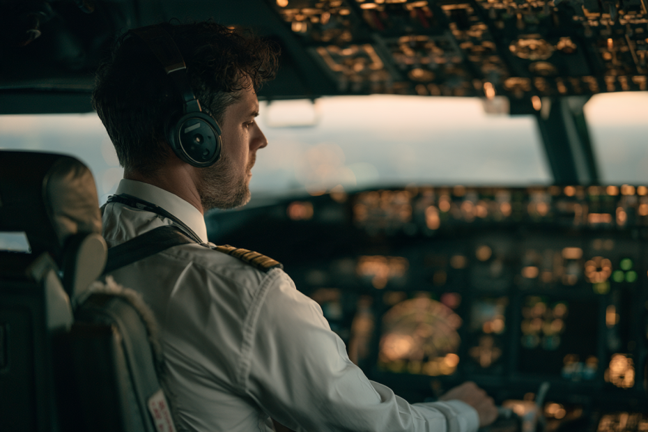 Пилот Flydubai в представлении ИИ