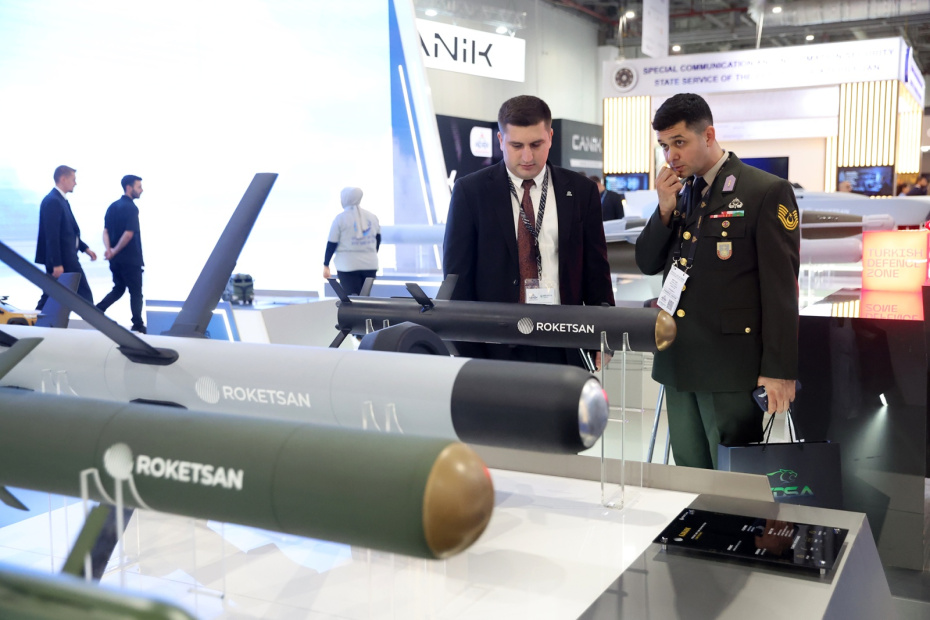 Стенд турецкой военно-промышленной компании «Roketsan»