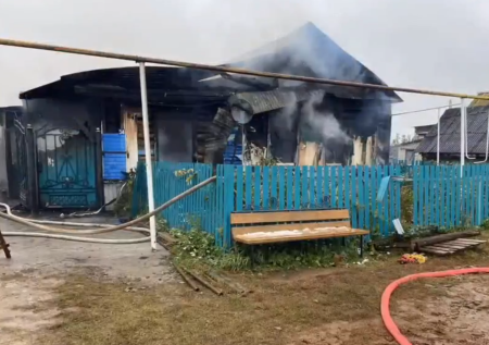 В Татарстане при пожаре погиб мужчина