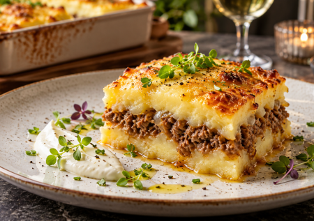 Запеканка «Картофельный хит» с фаршем — все продукты знакомые, а вкус кремовый, нежный и уютный