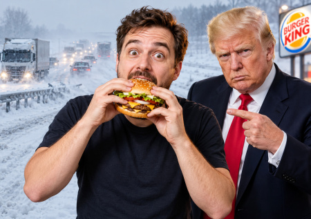 Беспредел в Burger King, Трамп в истерике, снежный апокалипсис: что дальше