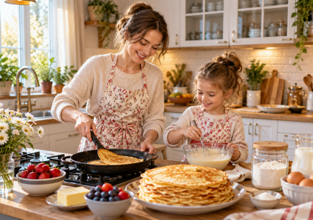3 способа приготовить вкусные блины: тесто для тонких, ажурных и пышных