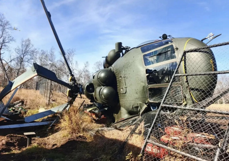 Прокуратура показала фото с места жесткой посадки Ми-8 на Камчатке