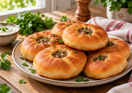 Сочные беляши с мясом: 3 пошаговых рецепта для сковороды