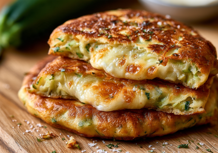 Кабачок, мука и немного сыра — а на столе ленивые хачапури: вкуснее пиццы, готовятся за 15 минут