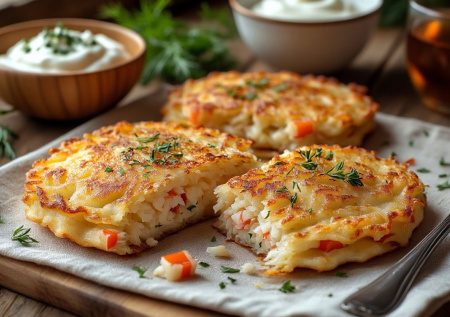 На замену летним кабачковым оладьям пришли зимние крабовые драники: вкус и аромат — балдеж
