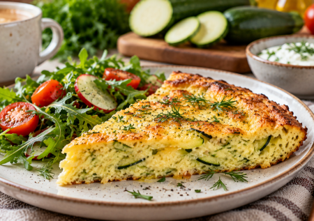 Омлет с кабачком и сыром: вкуснота на завтрак или ужин за 15 минут