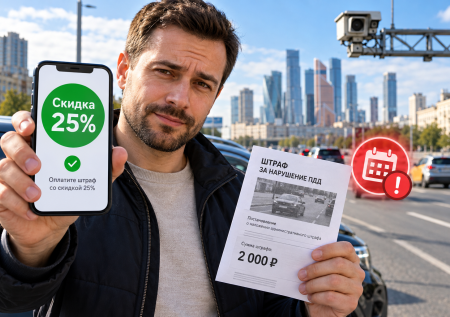 Автоштрафы в 2026 году: как получить скидку 25%, за что ее можно лишиться