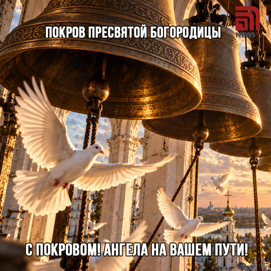 Бесплатная открытка на Покров 14 октября