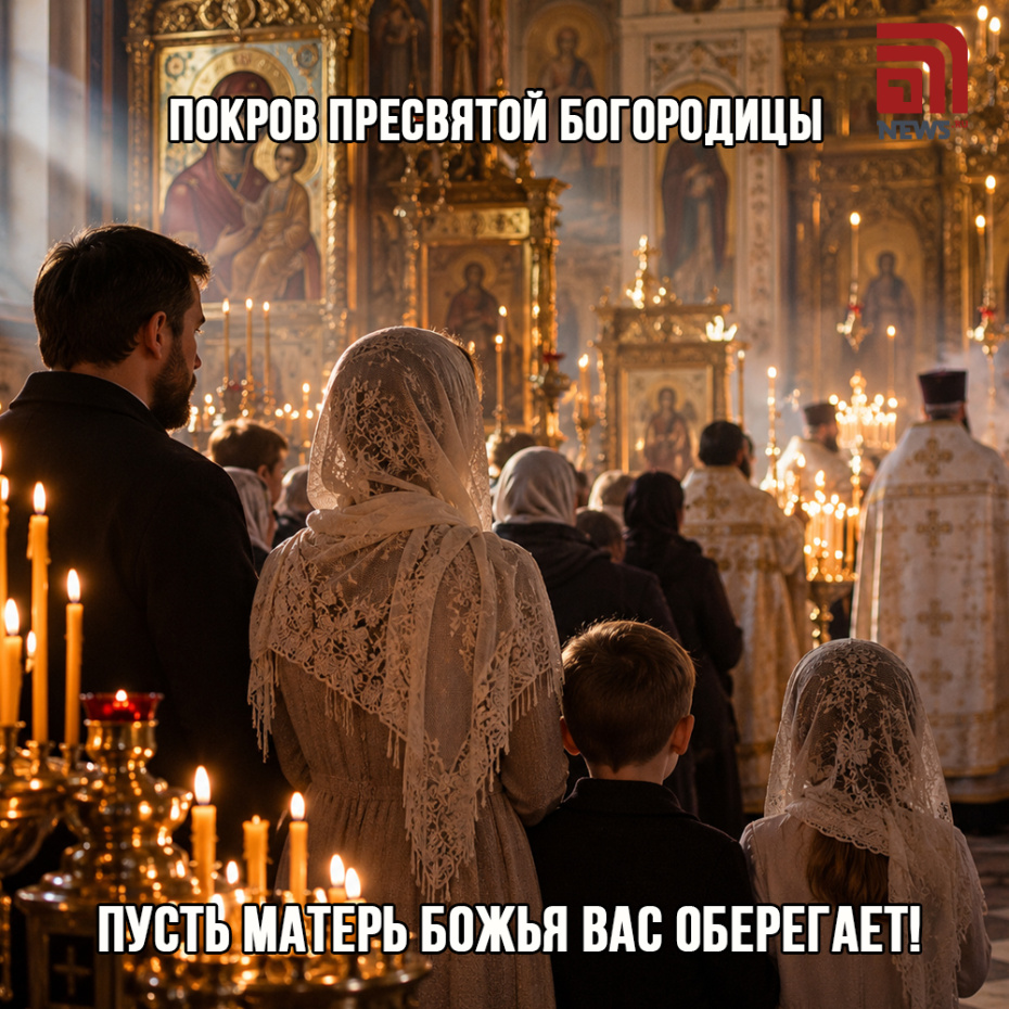 Бесплатная открытка на Покров
