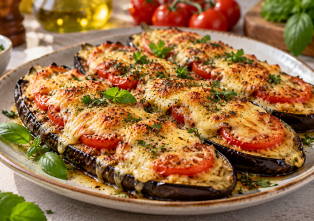 Никакого мяса: баклажаны по-французски — легкое блюдо с сыром и помидорами: хоть на каждый день, хоть на праздник