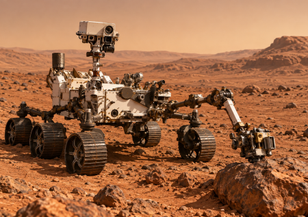 Опубликован маршрут аппарата NASA Perseverance на Марсе