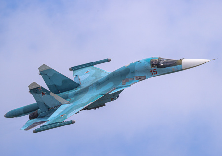 Экипажи Су-34 сбросили 13 авиабомб на критически важные объекты ВСУ