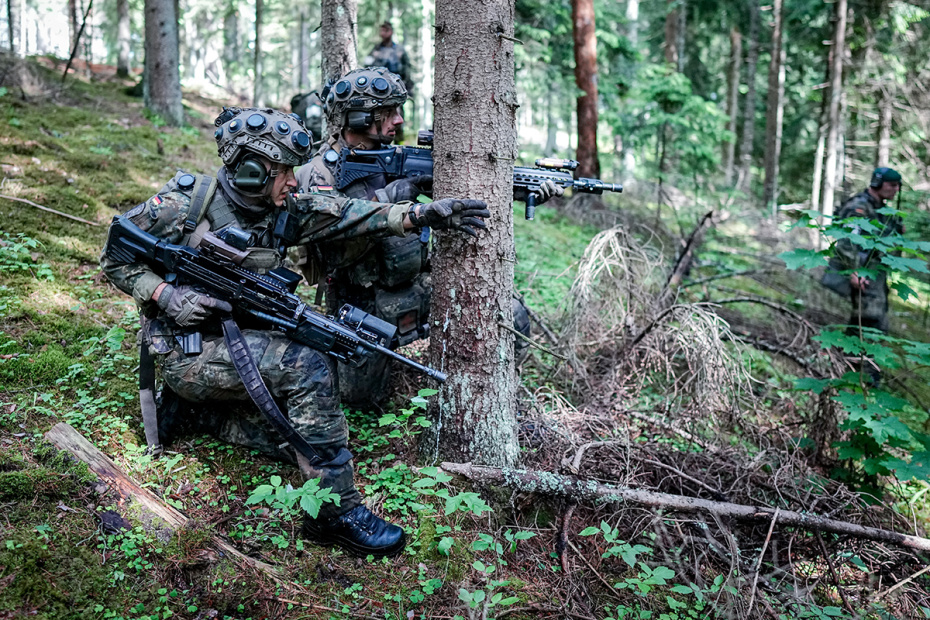 Немецкие солдаты во время учений Freedom Shield 2026 в Литве