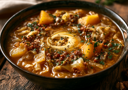 Гречку прокаливаю на сливочном масле и отправляю в щи: вкус получился такой, что рецепт просила даже моя бабушка