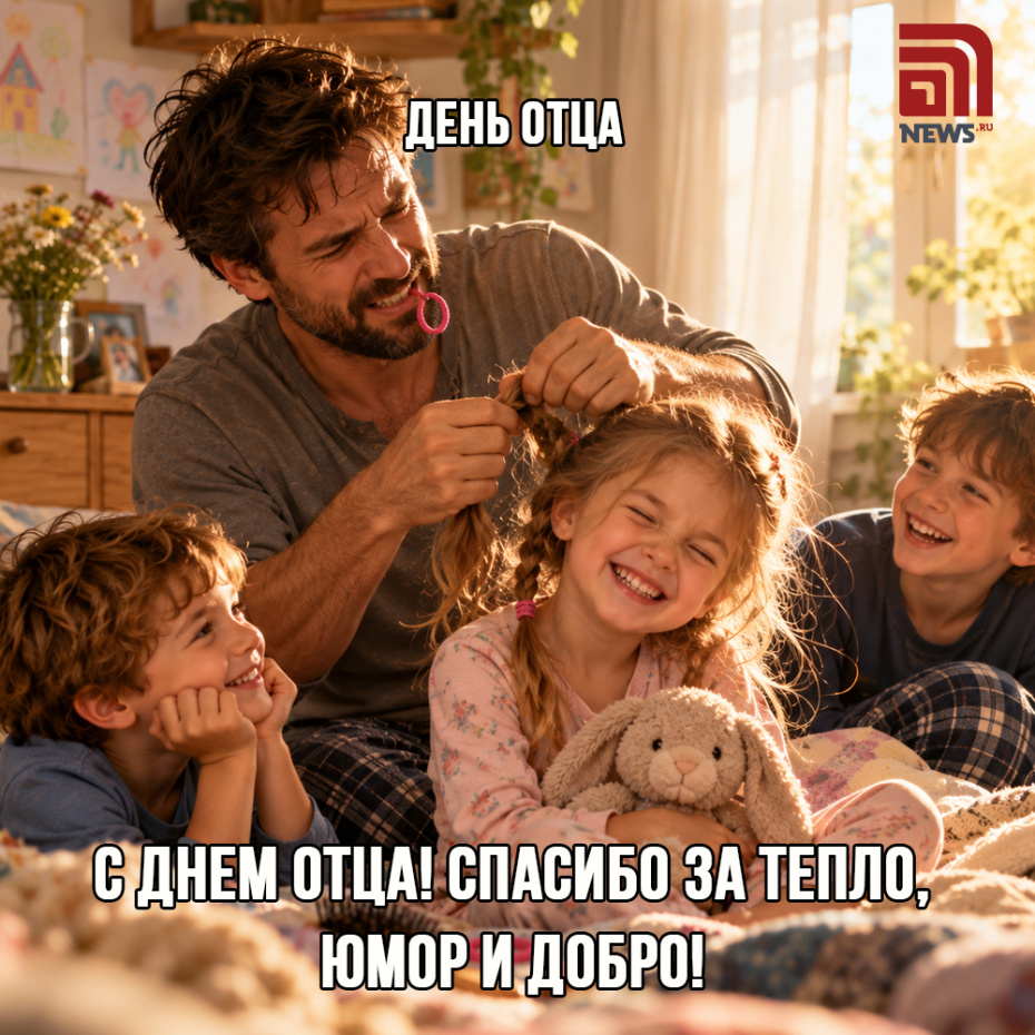 Поздравительная открытка на День отца