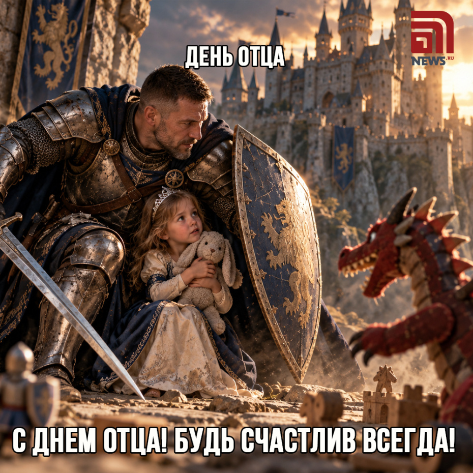 Открытка на День отца скачать бесплатно