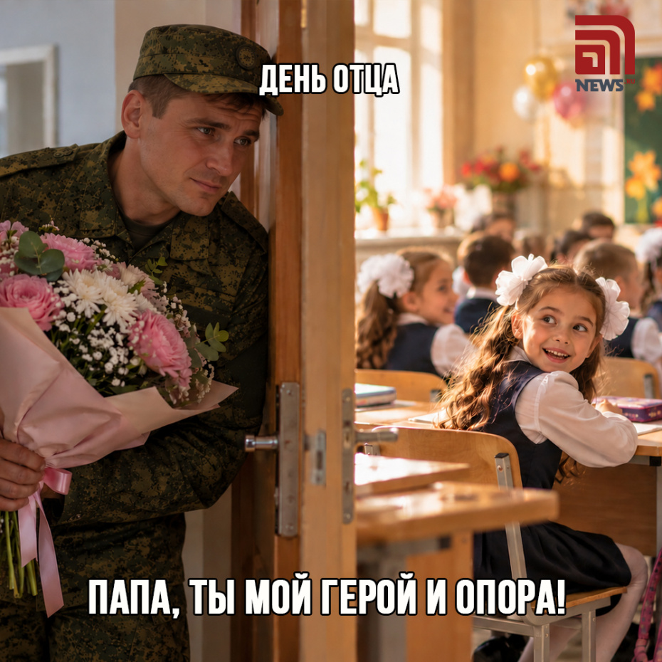 Открытка с пожеланиями на День отца 18 октября