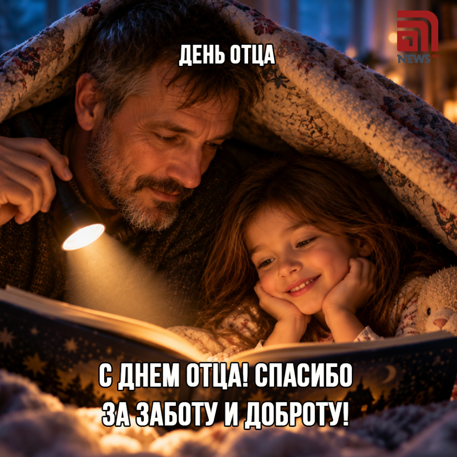 Поздравительная открытка с Днем отца