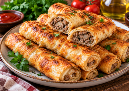 Купила тонкий лаваш, а получила гору хрустящей вкуснятины — домашние сметают трубочки горячими