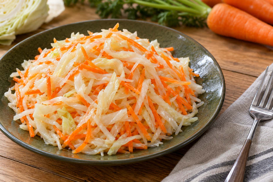 Капуста с морковью и перцем за сутки