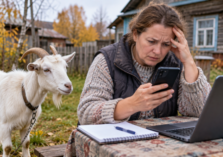 Женщина попалась на уловку при продаже козы