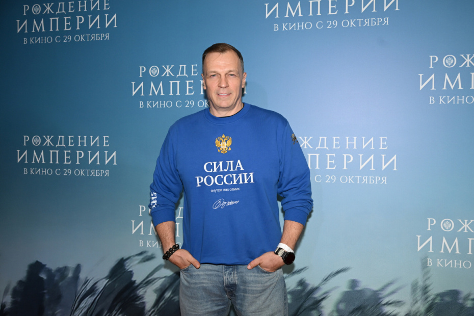 Актер Борис Мягков на премьере фильма «Рождение империи» в Москве