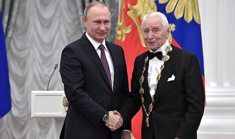 Владимир Путин и Юрий Григорович